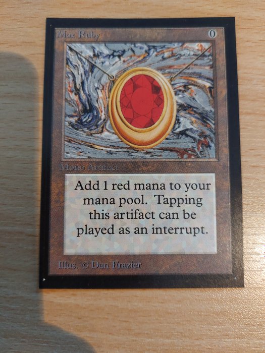 Wizards of The Coast - Magic: The Gathering - Trading card Mox Ruby / collectors edition