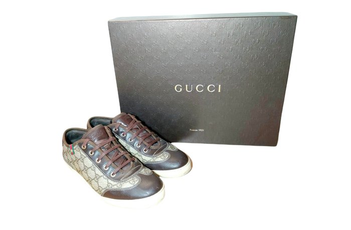 Gucci - Low Top model Leather GG - Scarpe da ginnastica - Taglia: Scarpe / EU 38,5