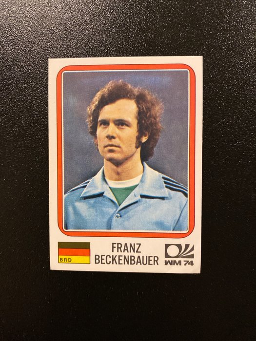 Panini - WC München 74 - Adesivo sciolto originale Franz Beckenbauer # 89