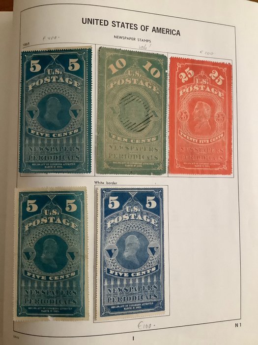 United States of America 1851/1944 - Specialised USA collection. - Stanley Gibbons 2012