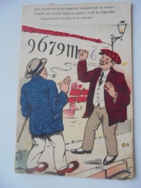 Fantaisie, Humouristiques et Enfants - Cartes postales (Collection de 143) - 1900-1940