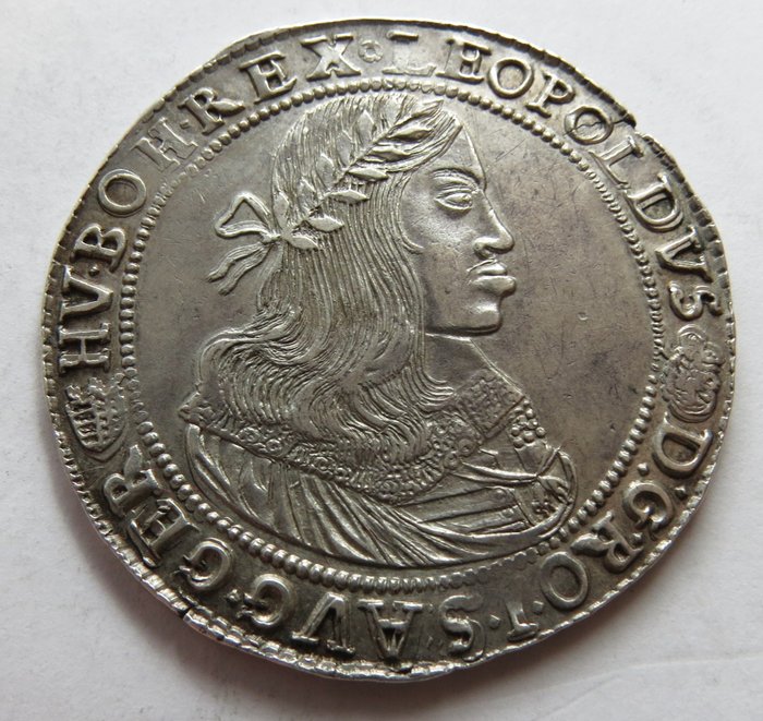 Oostenrijk. Leopold I. (1658-1705). Reichstaler 1659-KB, Kremnitz (Rare in this condition).