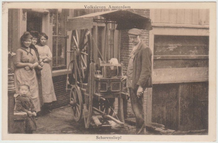 Niederlande - Das Leben der Menschen Amsterdam - Postkarten (Sammlung von 24) - 1912
