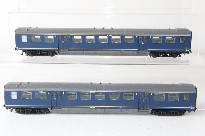 Artitec H0 - 20.150.01/20.151.03 - Passenger carriage - 2 carriages Plan E, 2nd class - NS