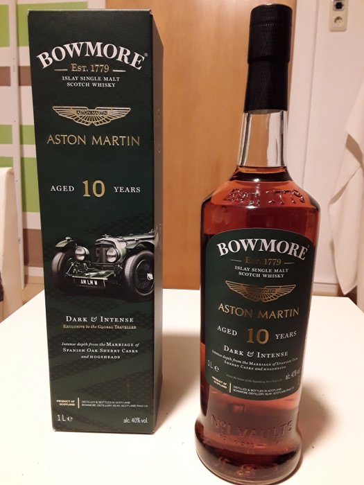 Bowmore 10 years old Aston Martin Edition 1 - Original bottling - 1 L