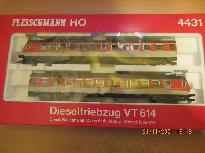 Fleischmann H0 - 4431 - Treinstel - VT614 - DB
