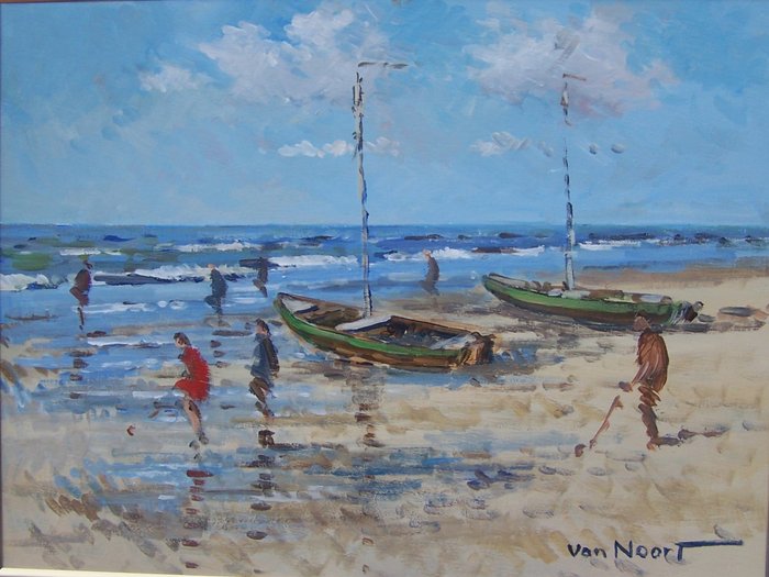 Van Noort (XXI) - Boten aan het strand