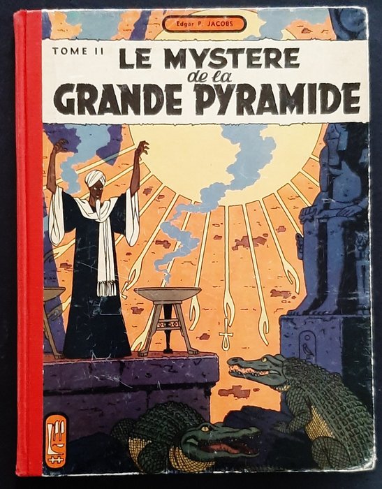 Blake & Mortimer T4 - Le Mystère de la grande pyramide 2 - C - Erstausgabe - (1955)