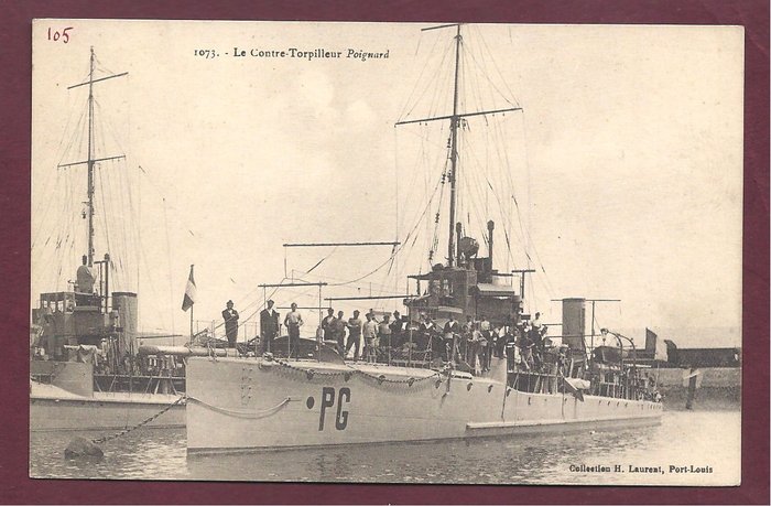 Frankrijk - Militair, oorlogsschepen - Ansichtkaarten (Collectie van 57) - 1885-1970