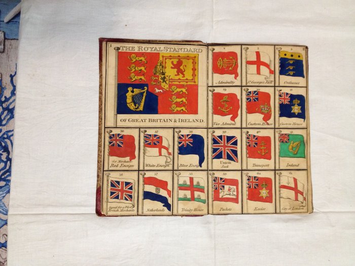J. W. Norie - Plates descriptive of the maritime Flags of all nations - 1832