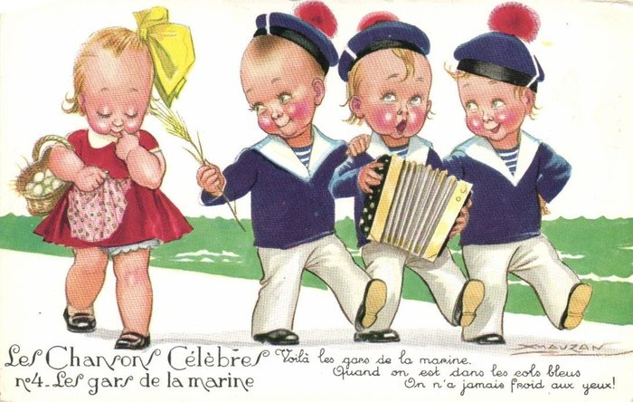 Fantaisie, Cartes pour enfants d'illustrateurs italiens - Dans quel style Art déco - y compris par Kastelli, - Cartes postales (Collection de 51) - 1910-1950