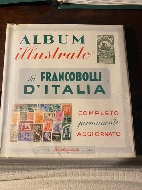Italië Koninkrijk / Republiek 1863 - Beginning of a collection of the Kingdom of Italy and Republic in “Filatelia Lombarda” album + 2