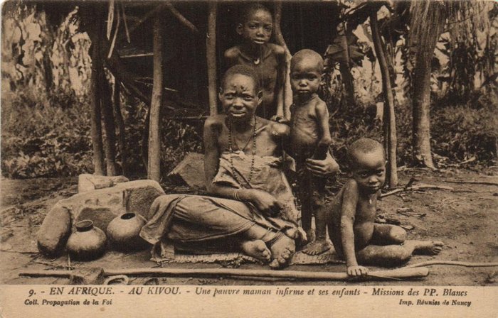 Africa - Ethnic types - Types and tribes from div. countries - e.g. Senegal, Chad, Togo etc. - Postcards (Collection of 54) - 1910-1960