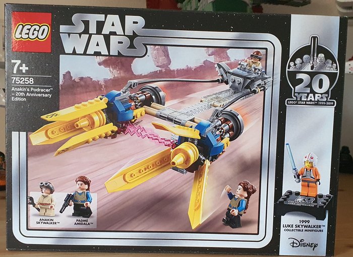 Lego - Star Wars - 75258 - Vaisseau spatial Lego Star Wars - Anakin Podracer - 20th Anniversary Limited Edition - Rarity - Hard to find - MISB - 2000-present
