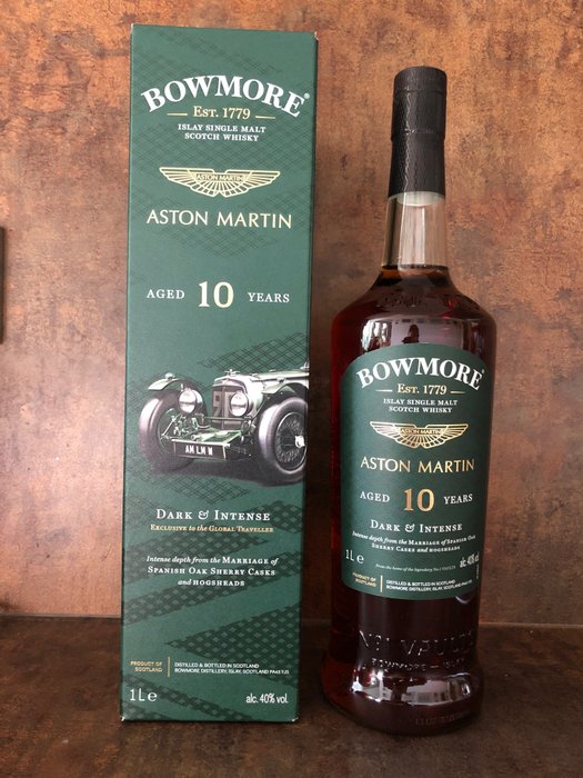 Bowmore 10 years old Aston Martin Edition 1 - Original bottling - 1.0 Litre