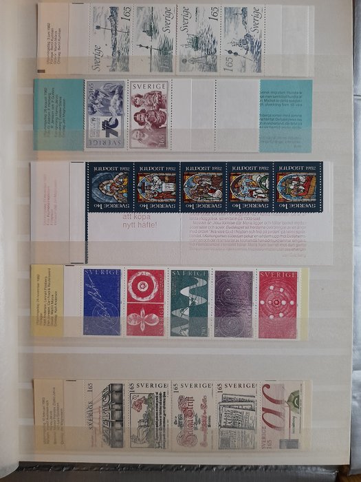 Suède 1966/1999 - Collection of Sweden stamp booklets (1966-1999) in a decent stock album (115 pieces)