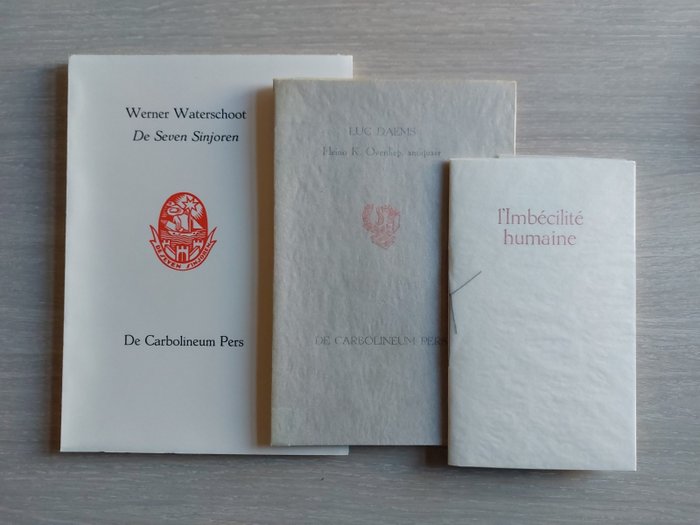 De Carbolineum Pers - over Antwerpse boekgeschiedenis - 1993/2001