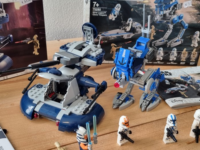 Lego - Star Wars - 75283 75280 - Réservoir AAT en 501ste legion - 2000-present