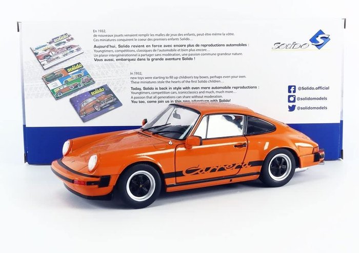Preview of the first image of Solido - 1:18 - Porsche 911 (930) 3.0 Carrera 1977.