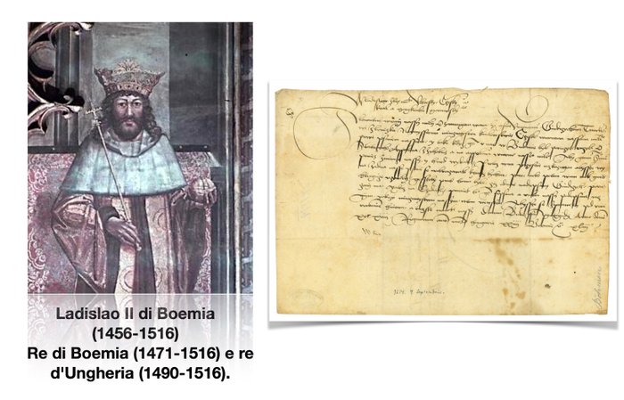 Rif. Ladislao II di Boemia (1456-1516) - Autograph; Letter Manuscript - 1514
