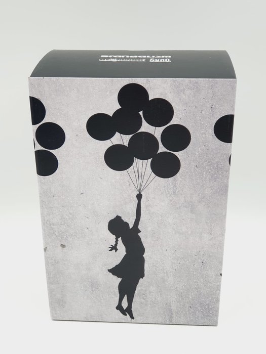 Image 3 of Brandalism - Be@rbrick Flying Balloon Girl (Banksy) 400% + 100%