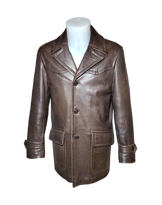 Hugo Boss - 100% Lams Leather Coat Leather jacket - Catawiki