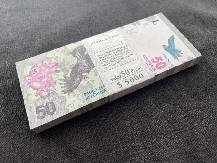 Argentína. - 100 x 50 Pesos 2018 - Pick 363