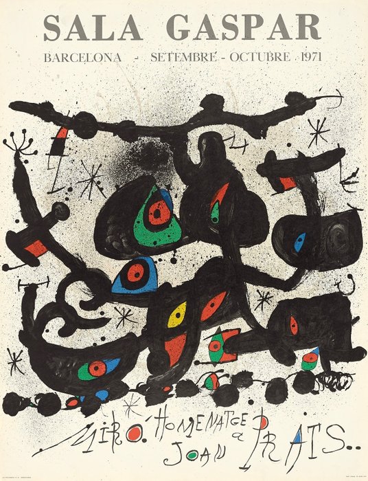 Joan Miró (after) - Homenatge a Joan Prats
