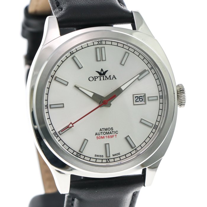 Preview of the first image of Optima - Atmos - Swiss automatic - "NO RESERVE PRICE" - OSA449-SL-1 - Men - 2011-present.