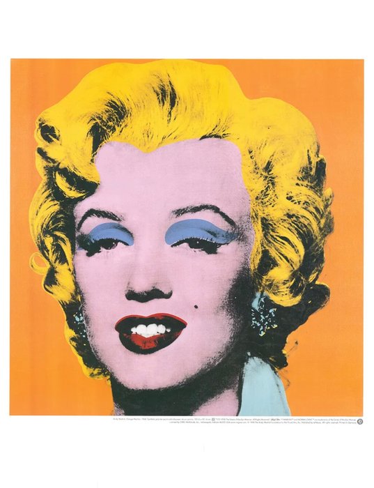 Andy Warhol (after) - Marilyn Monroe (Shot Orange) - Te Neues licensed offset print