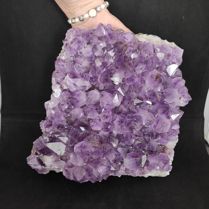 紫水晶 美丽的德鲁兹人 - 高度: 26 cm - 宽度: 16 cm- 7.62 kg