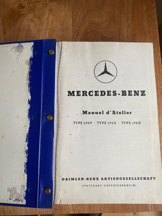 Image 3 of Documentation - Werkplaatshandboek en folders - Mercedes-Benz - 1950-1960