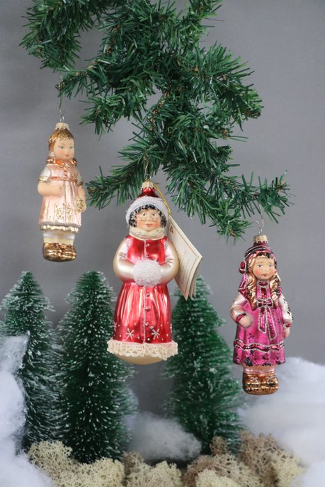 Sprookje Vrouw Holle - Decorazione natalizia Krebs Lauscha (3) - Vetro