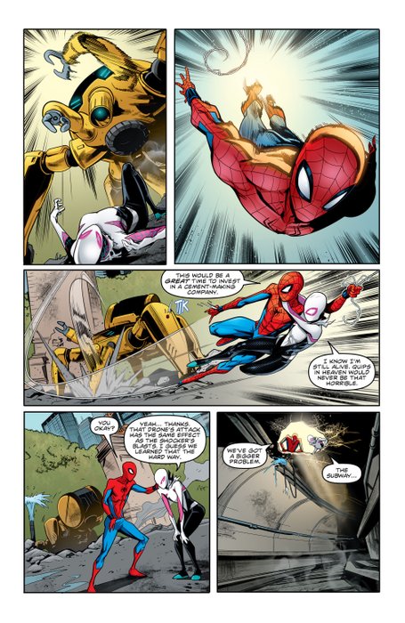 Image 3 of Marvel Action Spider-Man #2 - Original digital art - Page 16 - with SPIDERGWEN- Size: 28 x 43 cm. -