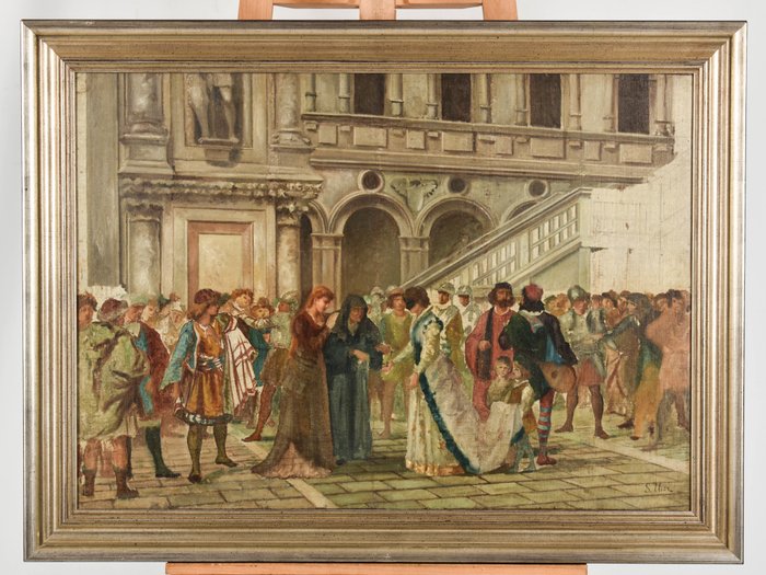 Image 2 of Stefano Ussi (1822-1901) - La sala da ballo