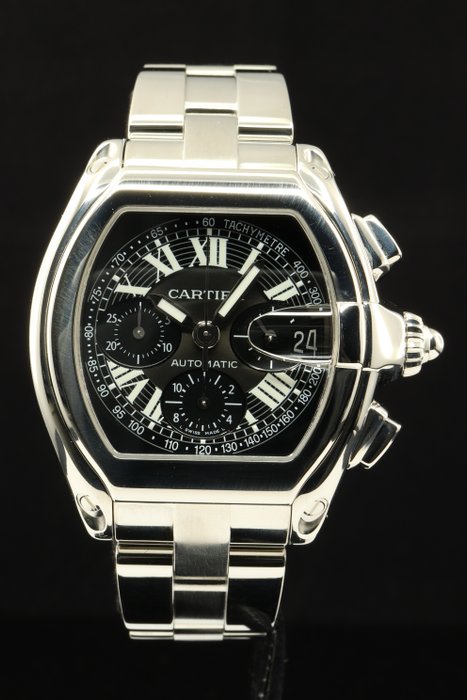 Cartier - Roadster Chronograph - W62007X6 - Mænd - 2000-2010