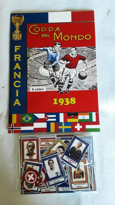 Variant Panini - World Cup France 1938 - 1 Empty album + complete loose sticker set