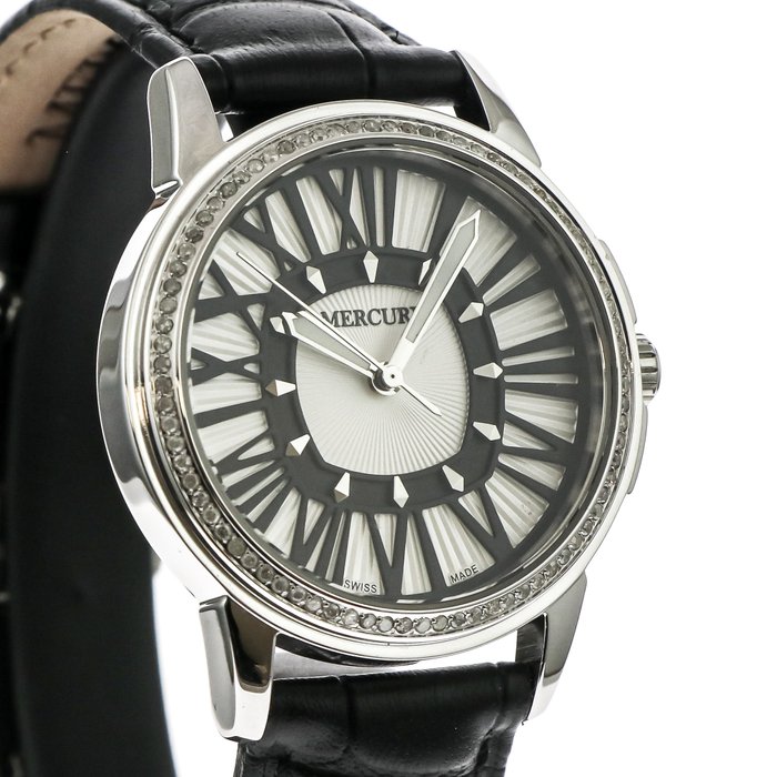 Mercury - Swiss Diamond Watch - ME330-SL-D-1 - Ingen reservasjonspris - Dame - 2011-nå