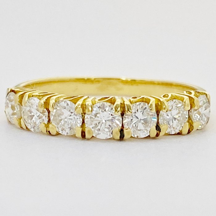 18 carats Or jaune - Bague - 1.05 ct Diamant