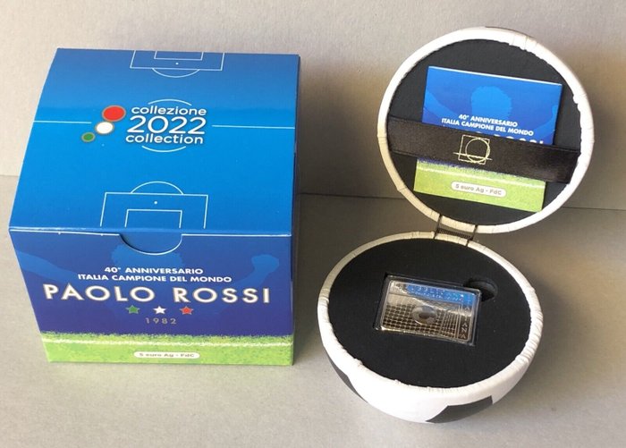 Italy. 5 Euro 2022 - "Italia Campione del Mondo - Paolo Rossi"