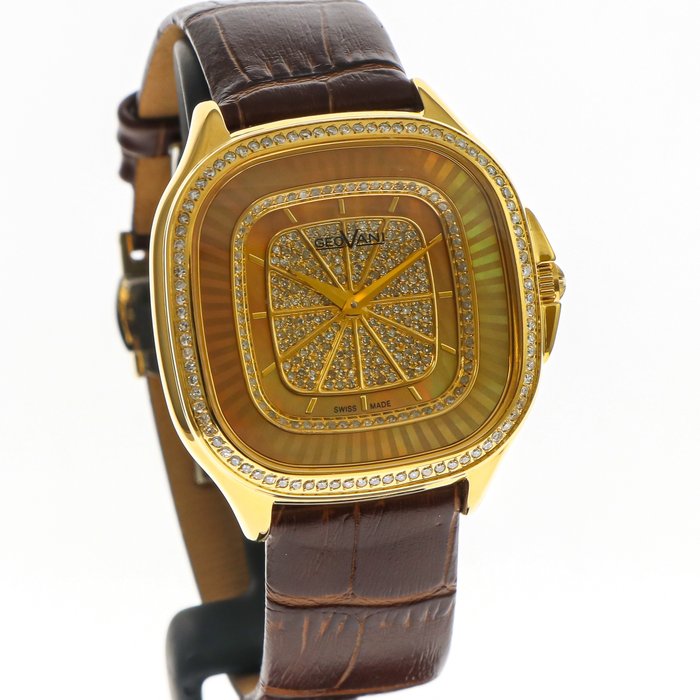 Kinematica Kabelbaan Purper GEOVANI - Swiss Diamond Watch - GOL526-GL-DD-4 "NO RESERVE PRICE" - Women -  2011-present | auctionlab