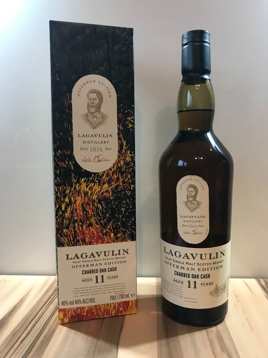 Lagavulin 11 years old - Offerman Edition Charred Oak Cask - Original bottling  - 70 cl 