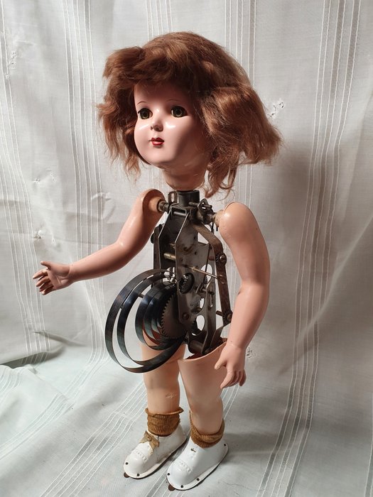 Image 3 of Poppenkliniek nostalgie - Doll Jeannie Walker Walking mechanism - 1940-1949 - Germany