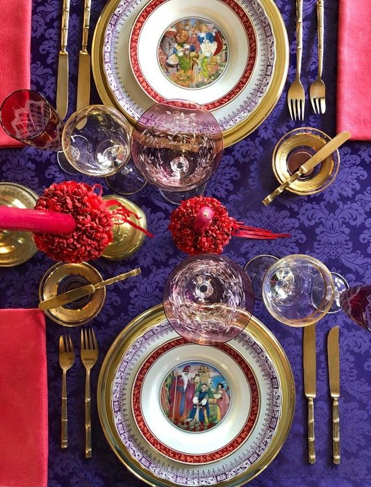  (1) Toalha de mesa jacquard floral damasco para mesas grandes, damasco floral. 2,70 x 1,80 - Toalha de mesa