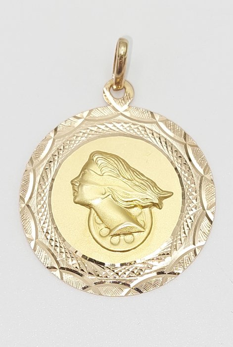 Preview of the first image of 18 kt. Pink gold, Yellow gold - Pendant.