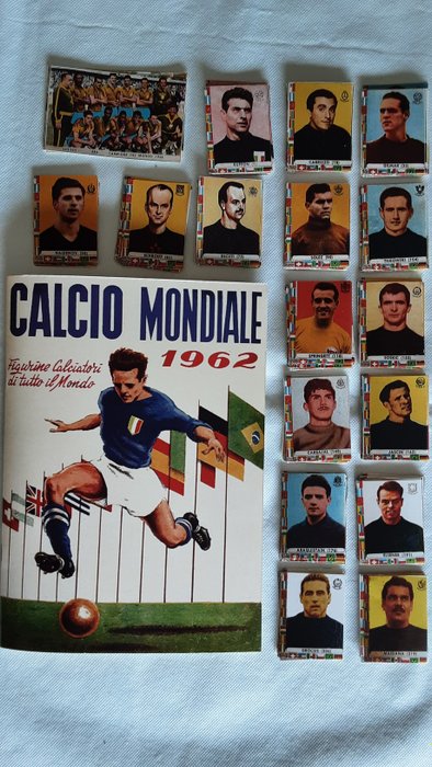 Variant Panini - 1 Empty album + complete loose sticker set - World Cup Cile 1962