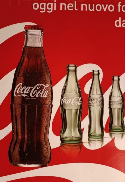Coca-Cola - Advertising sign (1) - Aluminum | auctionlab