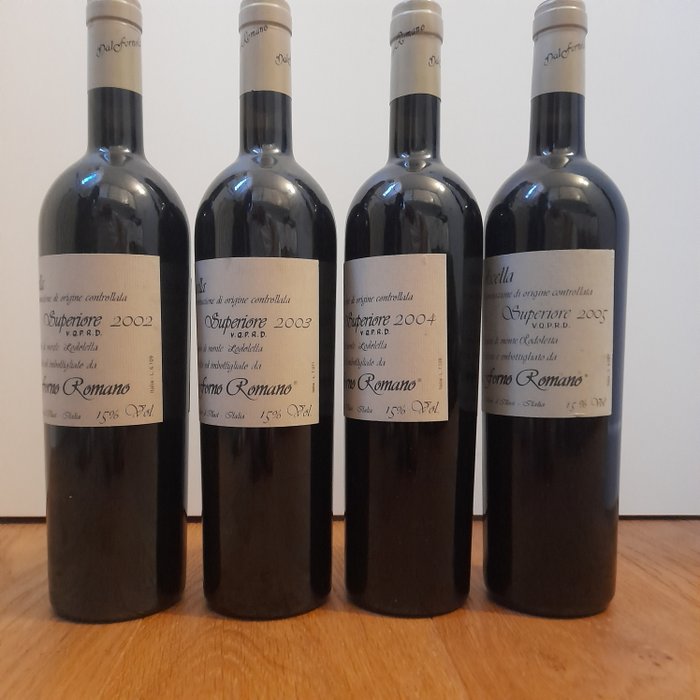 Dal Forno Romano, Valpolicella Superiore "Monte Lodoletta" 2002, 2003, 2004 & 2005 - Veneto - 4 Bottles (0.75L)