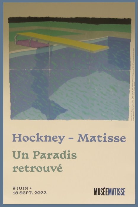 David Hockney, Henri Matisse - 3 affiches originales d'exposition - Hockney/Matisse - 2022