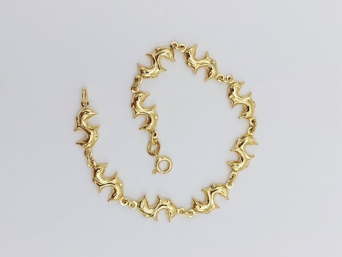 Image 2 of 18 kt. Yellow gold - Bracelet